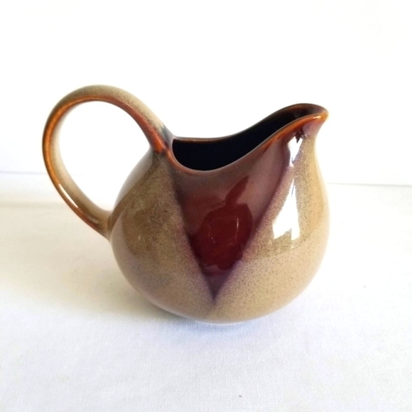 Sango Nova Brown Creamer and Sugar with Lid - Picture 4 of 8